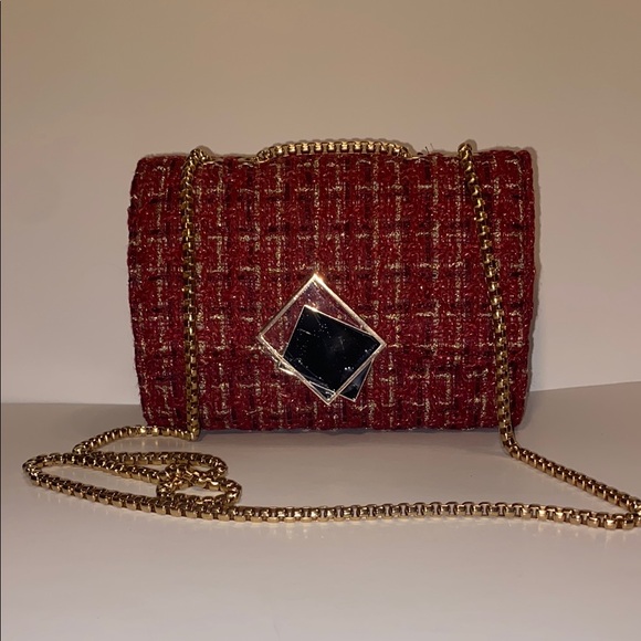 Red Tweed Bag - Picture 4 of 13
